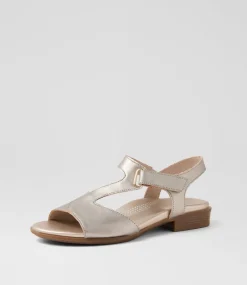 Women SUPERSOFT Comfort|Flats-Coras Prosecco Leather Sandals