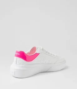 Women SKECHERS Sneakers-Cordova Classic Repeat Business White Hot Pink Sneakers