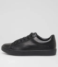 ROC Sport School Shoes|Senior School Shoes-COUPE SNR BLACK LEATHER
