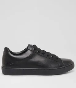 ROC Sport School Shoes|Senior School Shoes-COUPE SNR BLACK LEATHER