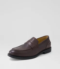 UNCUT Casuals-Cox Brown Leather Flat Shoes