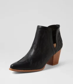 Women I LOVE BILLY Boots-Craayzie Black Ankle Boots