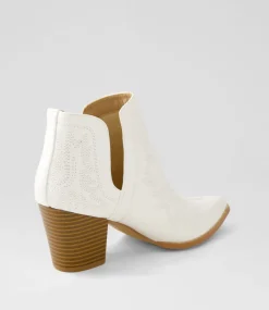 Women I LOVE BILLY Boots-Craayzie Milk Ankle Boots