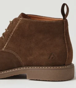 COLORADO Boots|Casuals-Crick Walnut Suede Ankle Boots