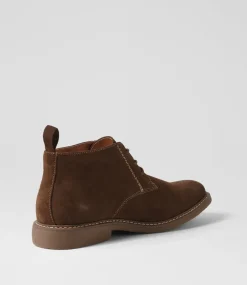 COLORADO Boots|Casuals-Crick Walnut Suede Ankle Boots