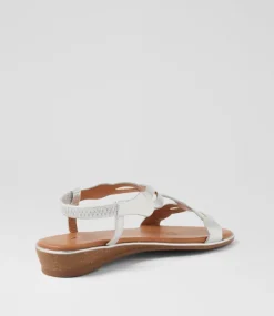 Women I LOVE BILLY Wedges|Flats-Culish Silver Sandals