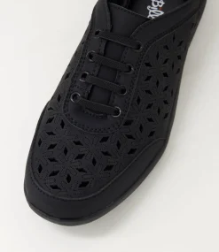 Women I LOVE BILLY Flats-Culter Black Nubuck Pu Flat Shoes