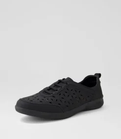 Women I LOVE BILLY Flats-Culter Black Nubuck Pu Flat Shoes