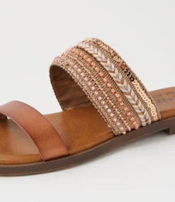 Women BLOWFISH Flats|Sandals-Curtis Maple Metallic Multi Sandals