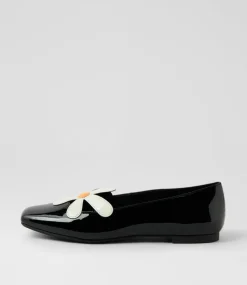 Women I LOVE BILLY Flats-Daizzy Black Patent Pu Flat Shoes