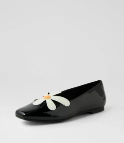 Women I LOVE BILLY Flats-Daizzy Black Patent Pu Flat Shoes