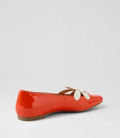 Women I LOVE BILLY Flats-Daizzy Orange Patent Pu Flat Shoes