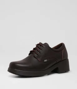 ROC Senior School Shoes-Dakota Brown Leather Shoes