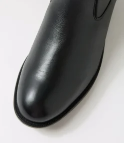 Women SUPERSOFT Boots|Comfort-Dakotta W Black Leather Knee High Boots