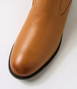 Women SUPERSOFT Boots|Comfort-Dakotta W New Tan Leather Knee High Boots