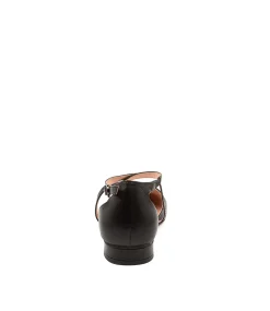 Women DIANA FERRARI Flats-DALBA BLACK LEATHER