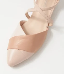 Women DIANA FERRARI Flats-Dalba Nude Multi Leather Flat Shoes
