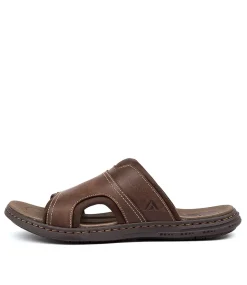 COLORADO Casuals|Sandals-DALLAS CF DARK BROWN CRAZYHORSE LEATHER