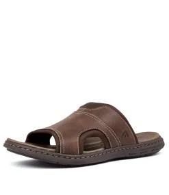 COLORADO Casuals|Sandals-DALLAS CF DARK BROWN CRAZYHORSE LEATHER