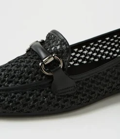 Women I LOVE BILLY Flats-Danne Black Fabric Flat Shoes