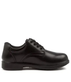 LYNX Junior School Shoes-DARCY JNR E PP BLACK