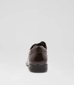 LYNX Senior School Shoes-DARCY SNR E BROWN LEATHER
