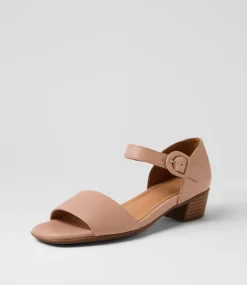 Women SUPERSOFT Comfort|Flats-Darlina Dark Nude Leather Sandals