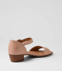 Women SUPERSOFT Comfort|Flats-Darlina Dark Nude Leather Sandals