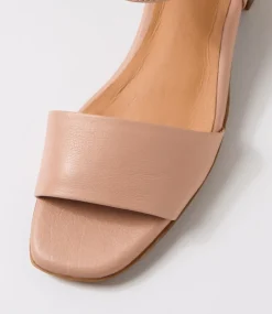 Women SUPERSOFT Comfort|Flats-Darlina Dark Nude Leather Sandals