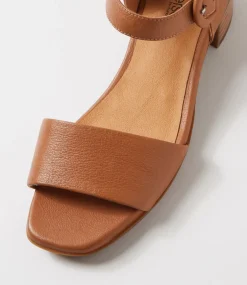 Women SUPERSOFT Comfort|Heels-Darlina Dark Tan Leather Sandals