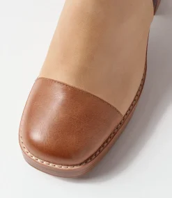 Women TOP END Boots-Darnay Tan Multi Ankle Boots