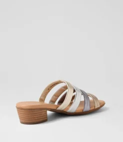 Women SUPERSOFT Comfort|Flats-Darrina Metallic Leather Sandals