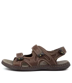 COLORADO Casuals|Sandals-DARWIN CF DARK BROWN CRAZYHORSE LEATHER