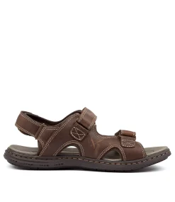 COLORADO Casuals|Sandals-DARWIN CF DARK BROWN CRAZYHORSE LEATHER