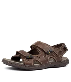 COLORADO Casuals|Sandals-DARWIN CF DARK BROWN CRAZYHORSE LEATHER