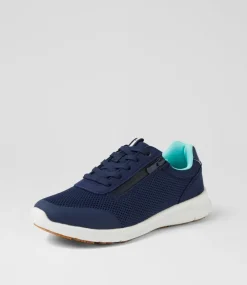 Women SUPERSOFT Comfort|Sneakers-Dayride Navy Aqua Mix Sneakers