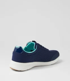 Women SUPERSOFT Comfort|Sneakers-Dayride Navy Aqua Mix Sneakers