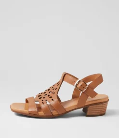 Women SUPERSOFT Heels|Flats-Deardie Dark Tan Leather Sandals