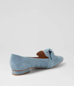 Women DIANA FERRARI Flats|Loafers-Deez Denim Suede Loafers