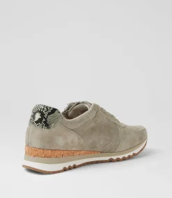 Women SUPERSOFT Comfort|Loafers-Deliah Sage Mix Sneakers
