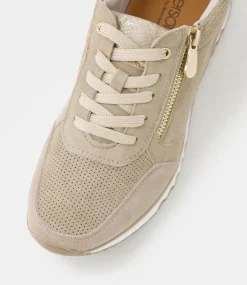 Women SUPERSOFT Comfort|Loafers-Deliah Taupe Mix Sneakers