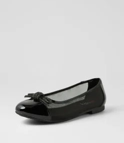Women I LOVE BILLY Flats-Delphino Black Mix Flat Shoes