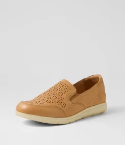 Women SUPERSOFT Comfort|Flats-Demii Dark Tan Leather Flat Shoes