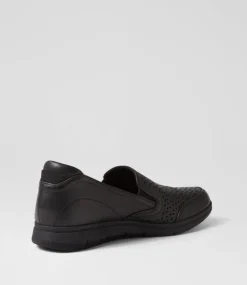 Women SUPERSOFT Flats|Comfort-DEMII SU BLACK LEATHER