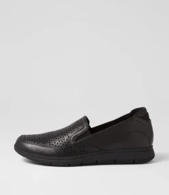Women SUPERSOFT Flats|Comfort-DEMII SU BLACK LEATHER