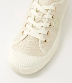 Women I LOVE BILLY Sneakers-Dinwiddie Natural Tweed Fabric Sneakers