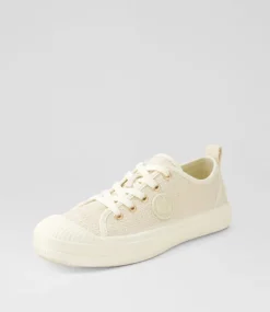 Women I LOVE BILLY Sneakers-Dinwiddie Natural Tweed Fabric Sneakers