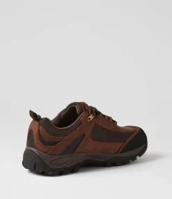 COLORADO Casuals-Diran Brown Crazyhorse Leather Lace Up Flats