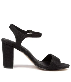 Women I LOVE BILLY Heels|Sandals-DIXIE BLACK LUREX
