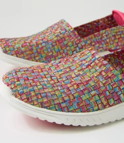 Women SUPERSOFT Comfort|Flats-Doti Raspberry Multi Flat Shoes